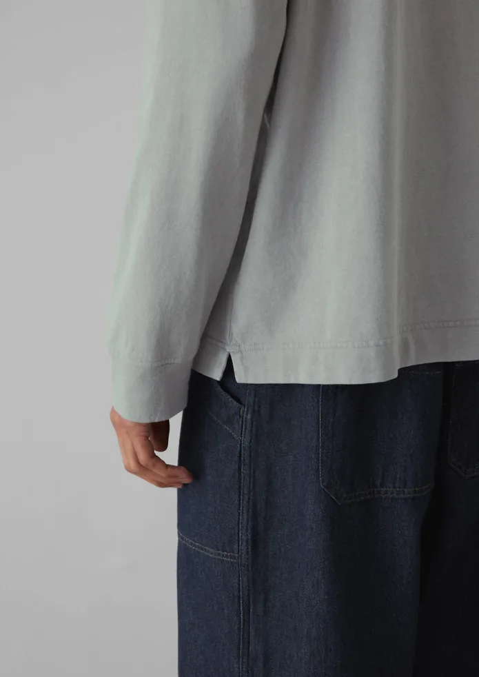 Garment Dyed Cotton Long Sleeve Tee