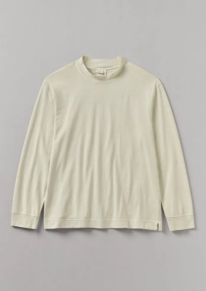 Garment Dyed Cotton Long Sleeve Tee