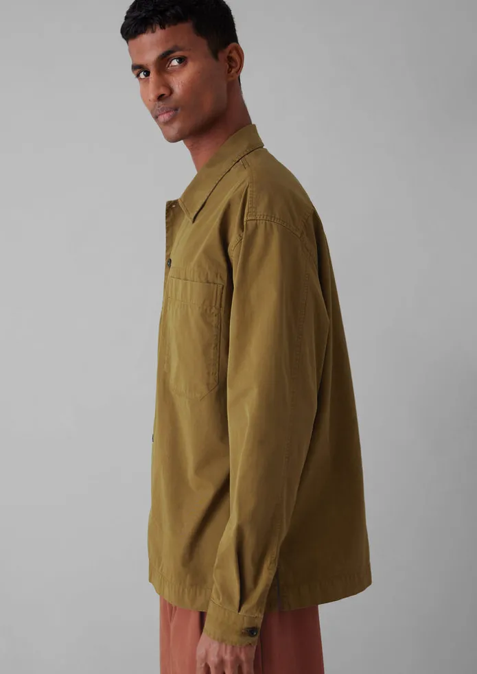 Garment Dyed Cotton Twill Shirt