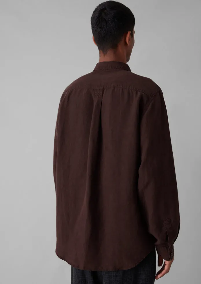 Garment Dyed Point Collar Shirt