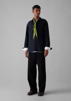 Garment Dyed Point Collar Shirt