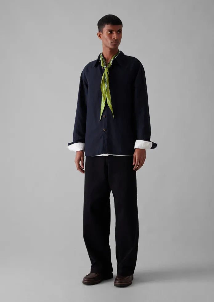 Garment Dyed Point Collar Shirt