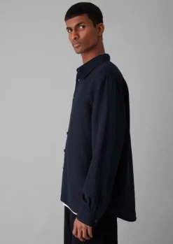 Garment Dyed Point Collar Shirt