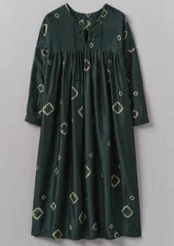 Hand Bandhini Silk Dress