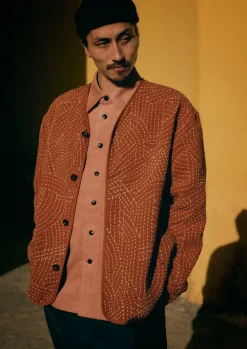 Hand Embroidered Kantha Relaxed Jacket
