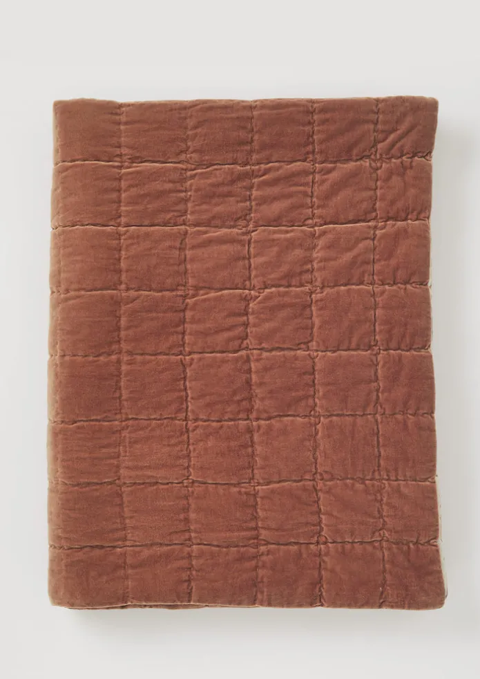 Hand Stitched Organic Velvet Quilt