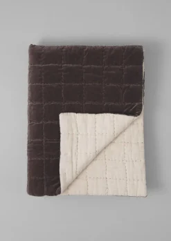 Hand Stitched Velvet Quilt