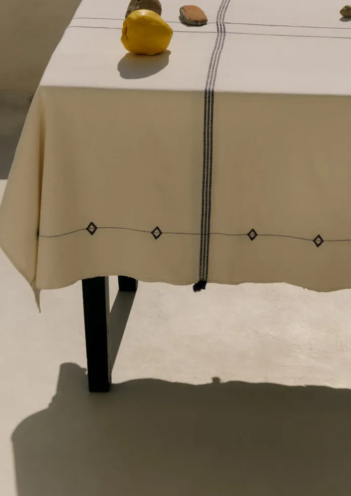 Hand Woven Cotton Tablecloth
