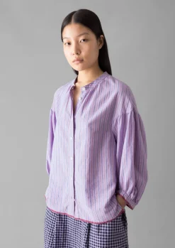 Harmony Stripe Hand Woven Mulmul Shirt