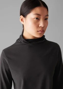 High Neck Soft Cotton Tee