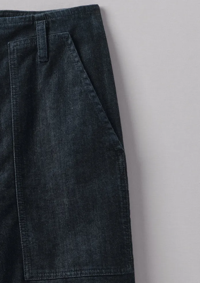 Indigo Denim Workwear Trousers