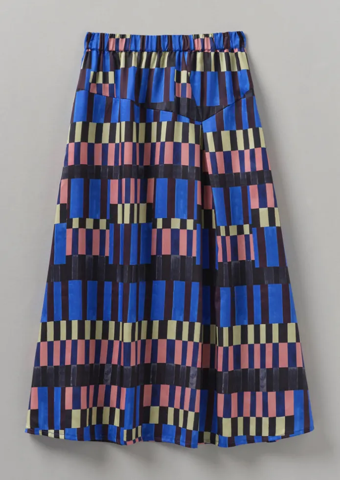 Isobel Harvey Asymmetric Check Print Skirt