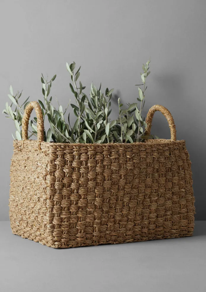 Large Chatai Weave Hogla Basket