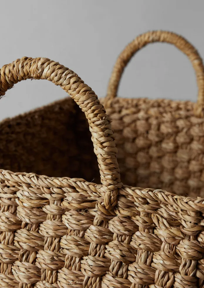 Large Chatai Weave Hogla Basket