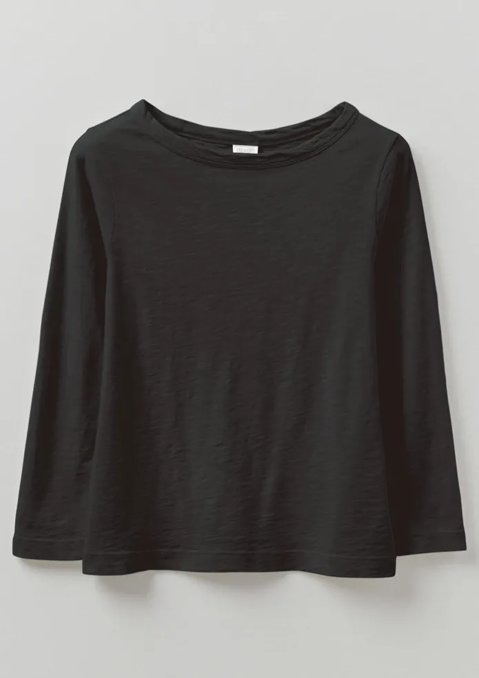 Lia Garment Dyed Boat Neck Tee