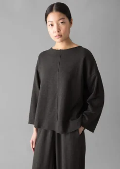 Loopback Jersey Sweater