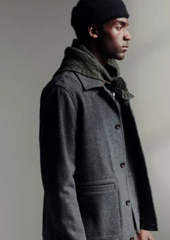 Melton Wool Blend Chore Jacket