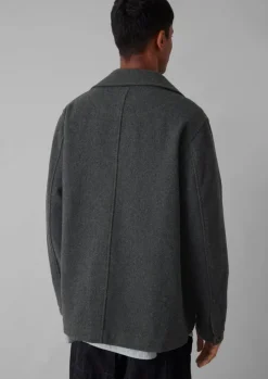Melton Wool Blend Chore Jacket