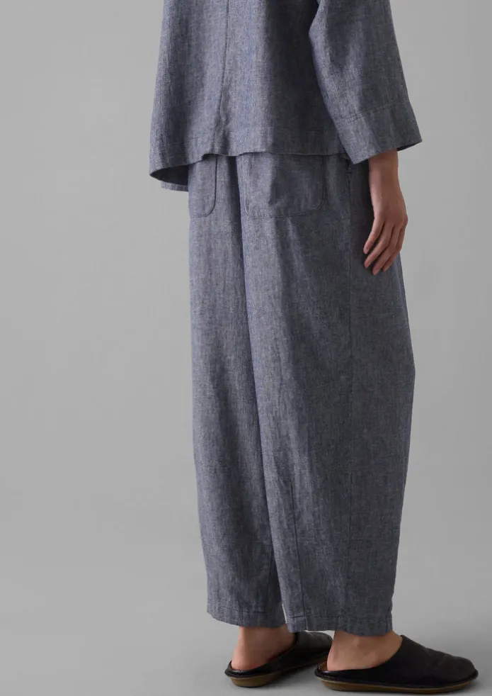Minako Cotton Linen Twill Trousers