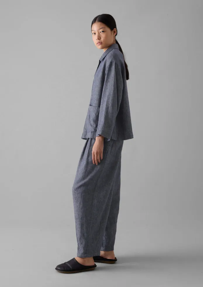 Minako Cotton Linen Twill Trousers