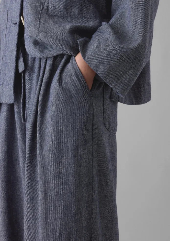 Minako Cotton Linen Twill Trousers