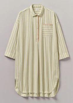 Nova Stripe Flannel Nightshirt