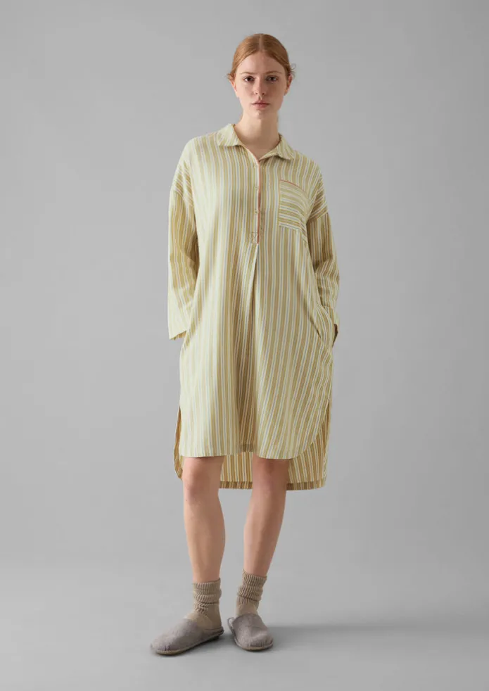 Nova Stripe Flannel Nightshirt