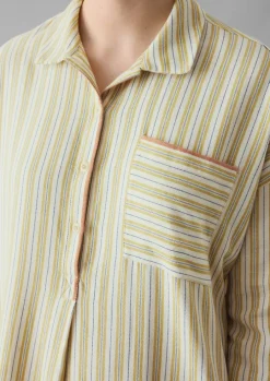 Nova Stripe Flannel Nightshirt