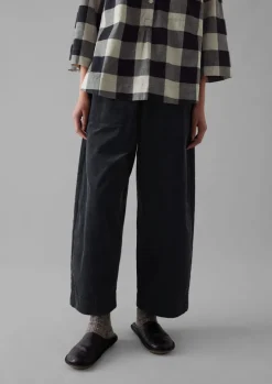 Organic Cord Barrel Leg Trousers