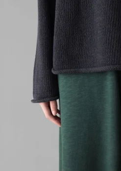Organic Cotton Linen Easy Sweater