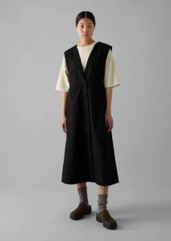 Organic Denim Pinafore Dress