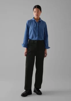 Panelled Organic Cord Trousers