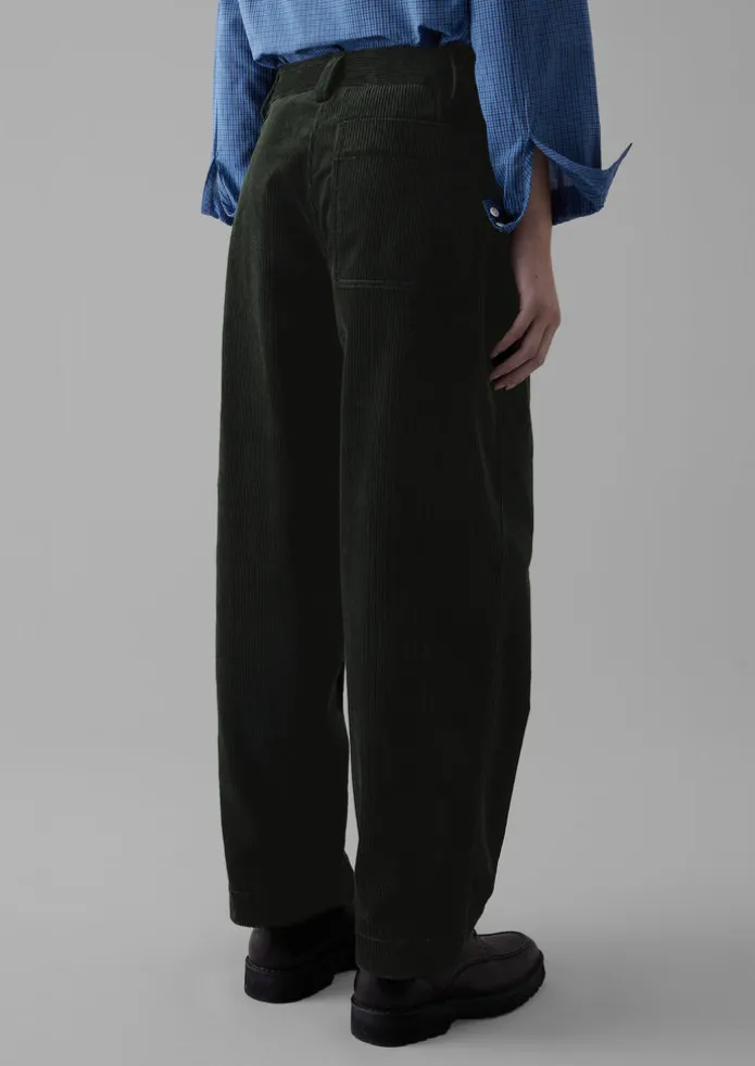 Panelled Organic Cord Trousers