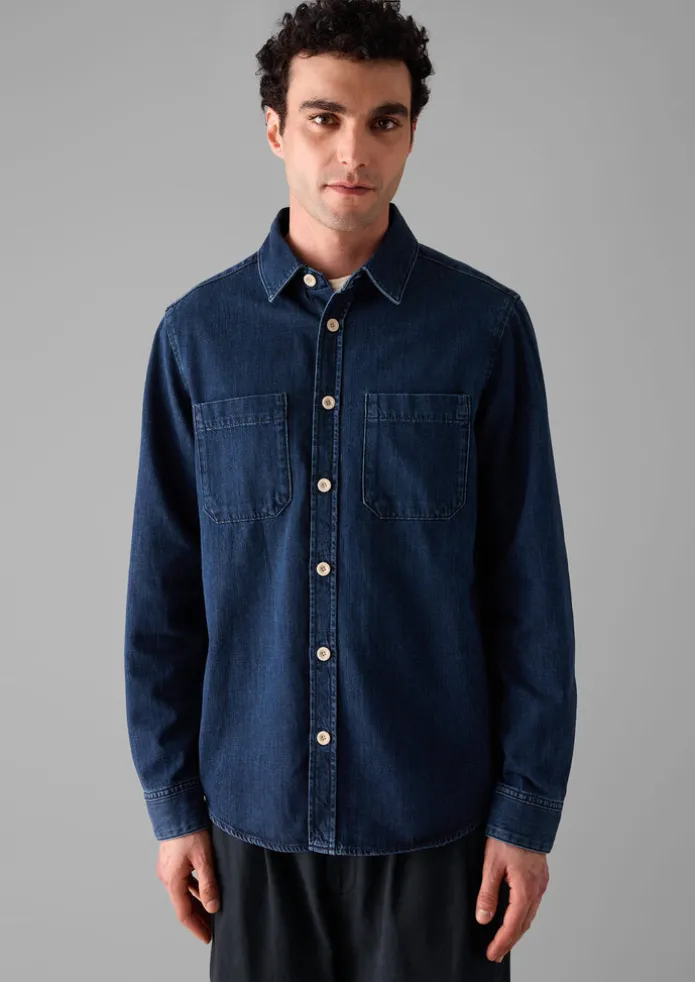 Patch Pocket Denim Shirt