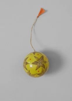 Pointed Star Hand Painted Bauble