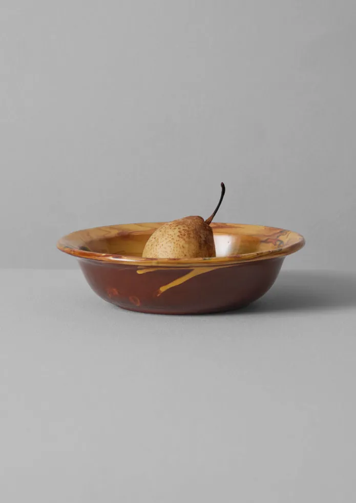 Poterie Barbotine Marbled Dish