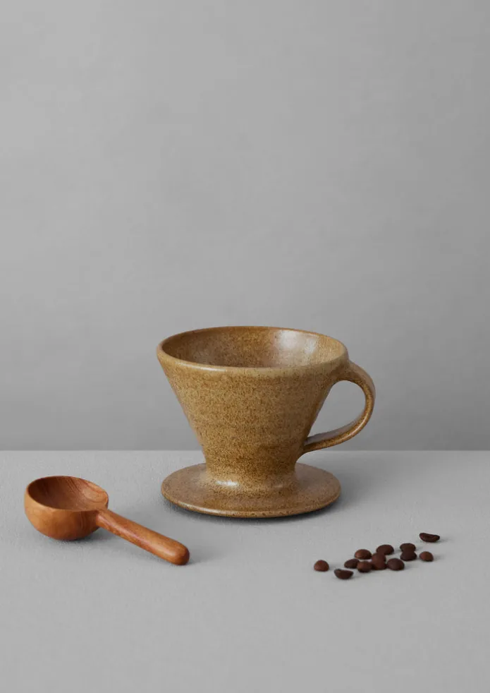 Pottery West Coffee Dripper And Scoop