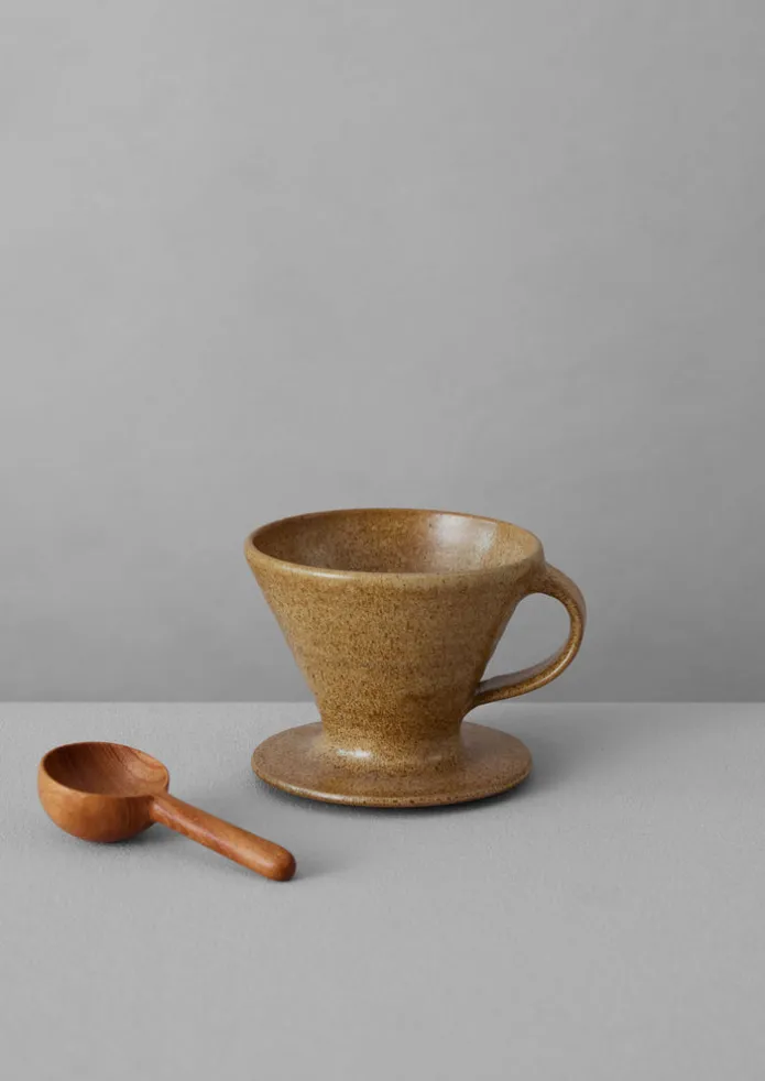 Pottery West Coffee Dripper And Scoop