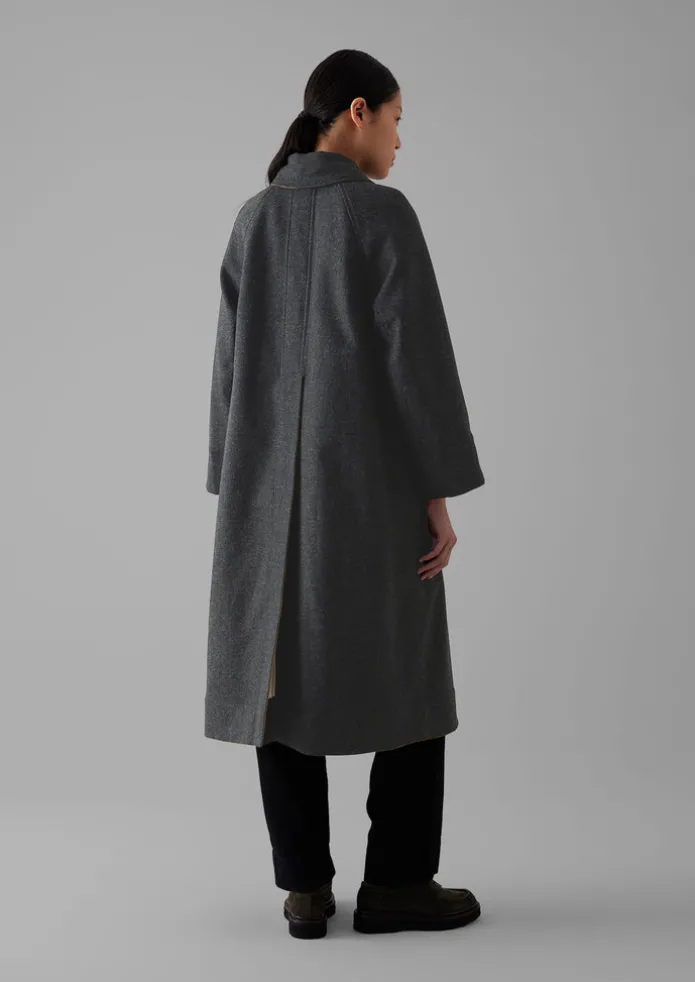 Reversible Cotton Wool Coat