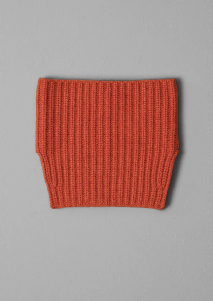 Ribbed Wool Cashmere Snood