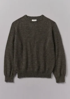 Seamless Shetland Wool Sweater