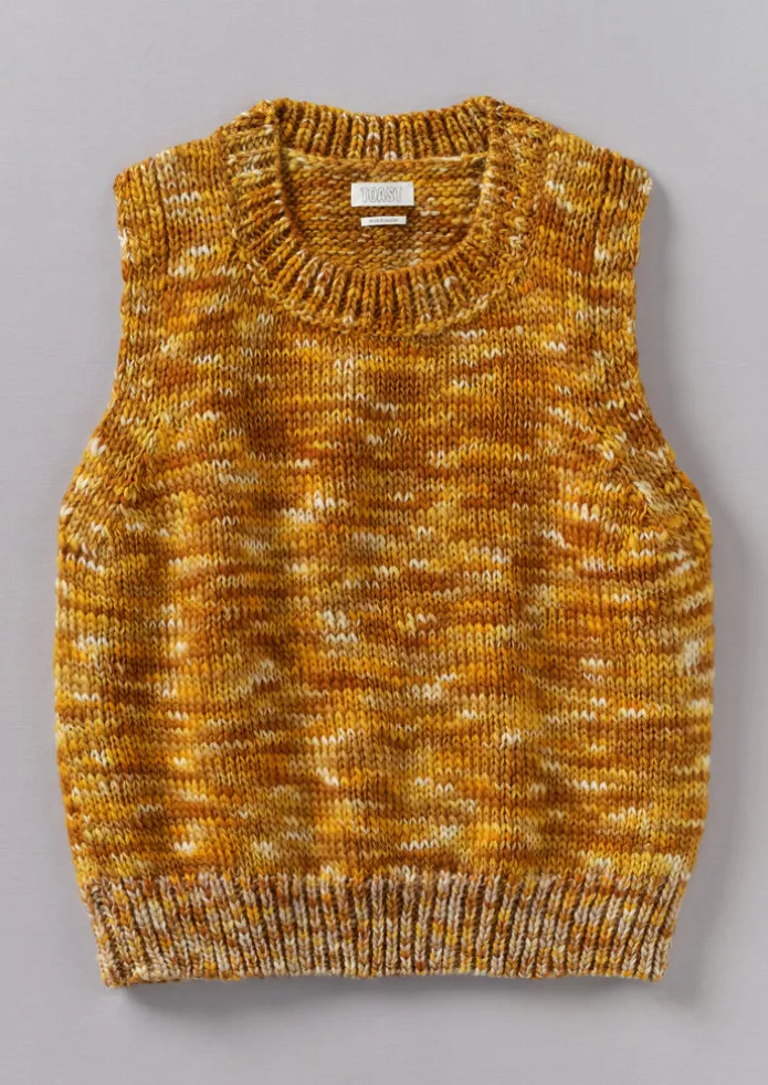 Space Dyed Wool Knitted Tank