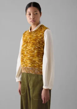Space Dyed Wool Knitted Tank