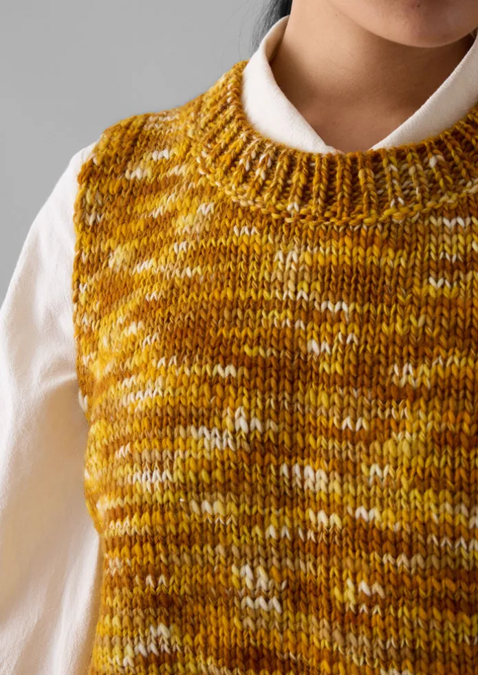Space Dyed Wool Knitted Tank