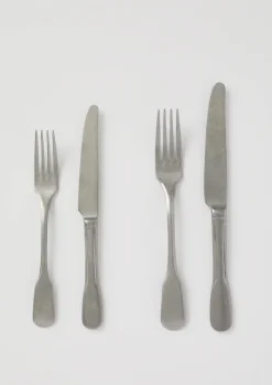 Stonewashed Small Knife and Fork Set