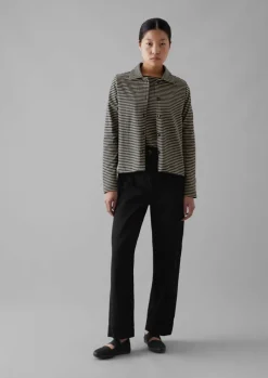 Stripe Cotton Jersey Shirt