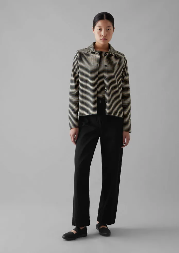 Stripe Cotton Jersey Shirt