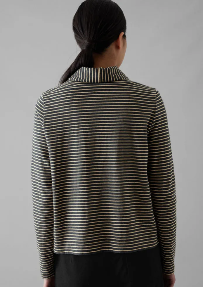 Stripe Cotton Jersey Shirt