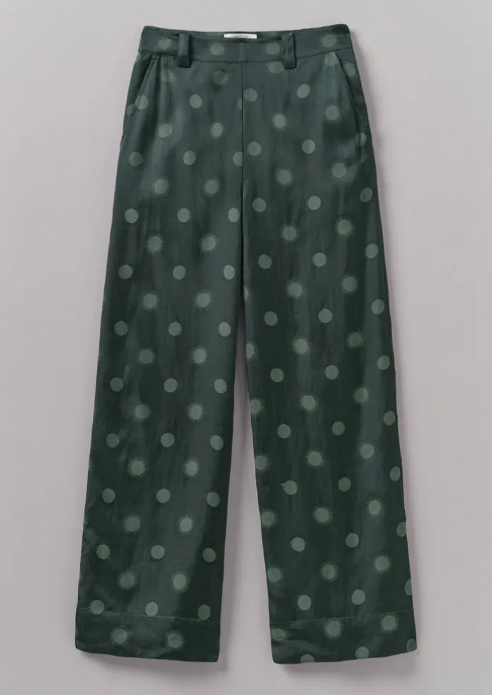 Sun and Moon Jacquard Trousers