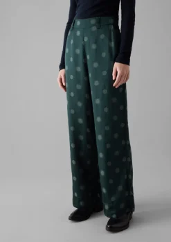 Sun and Moon Jacquard Trousers